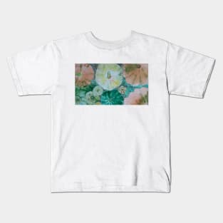 Summer Watercolor Pumpkin Squash Kids T-Shirt